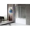 Anzzi Don 60" x 62" Frameless Sliding Tub Door in Polished Chrome SD-AZ17-01CH - alternate 2